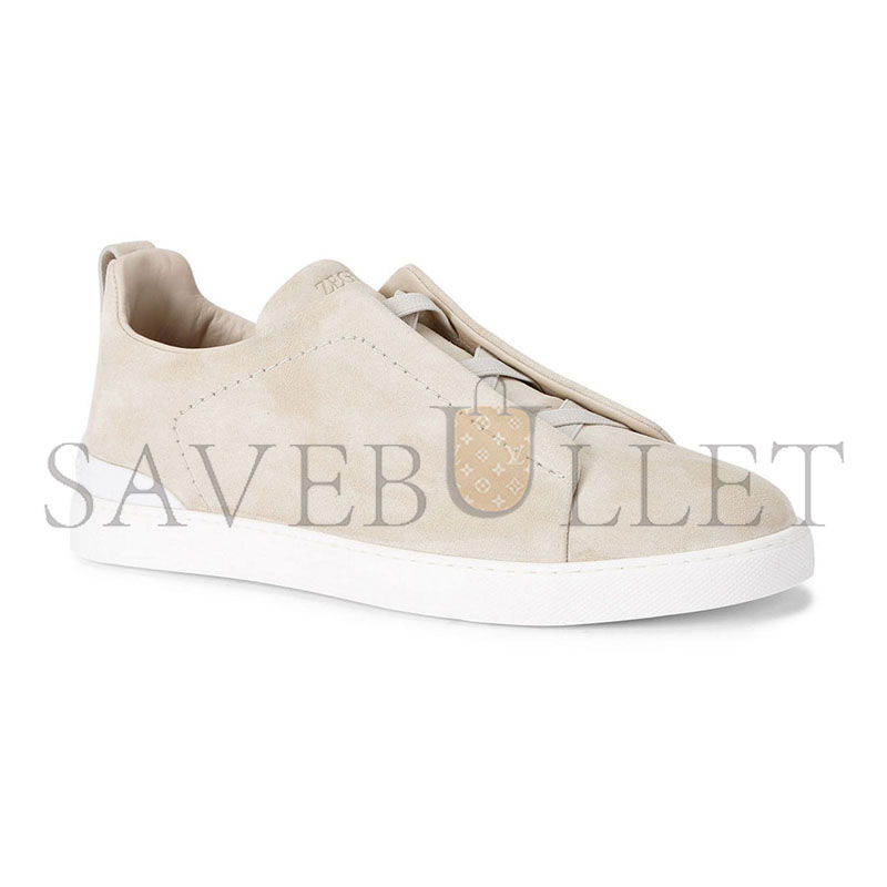 ZEGNA TRIPLE STITCH TRAINERS 